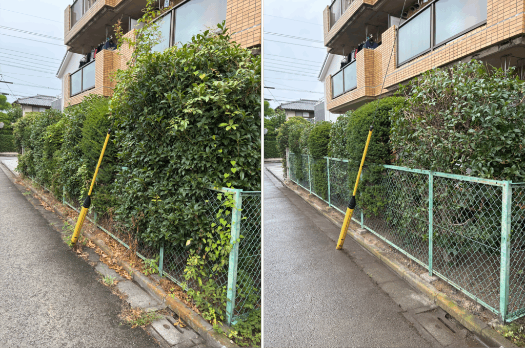 マンション植栽管理　長尾アートガーデン　埼玉県川越市